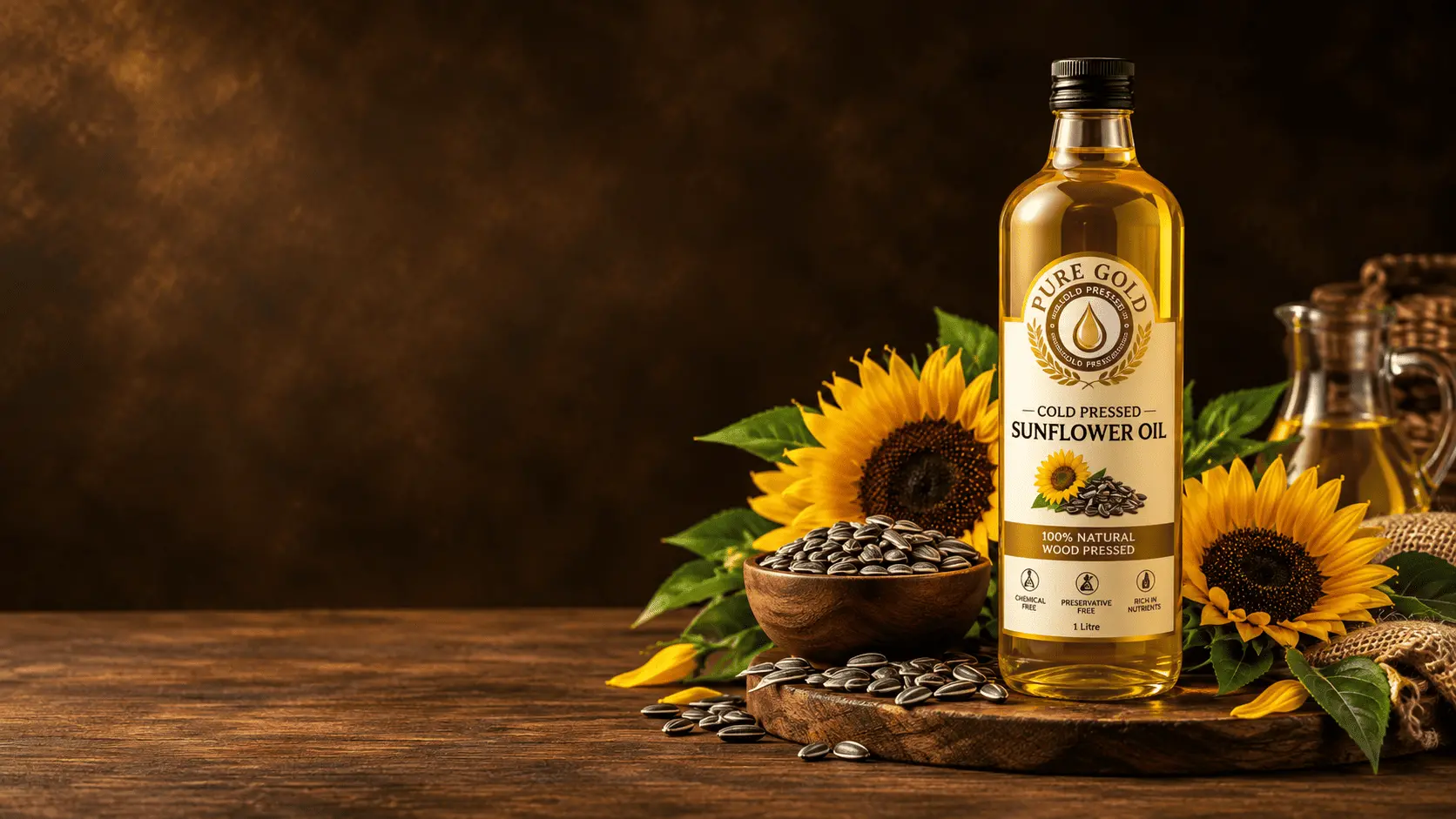Pure Gold <br> Sunflower Oil