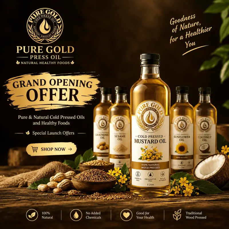 Grand Opening Offer – Pure Gold Press